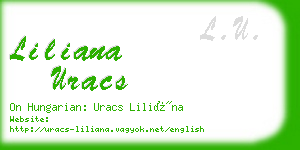 liliana uracs business card